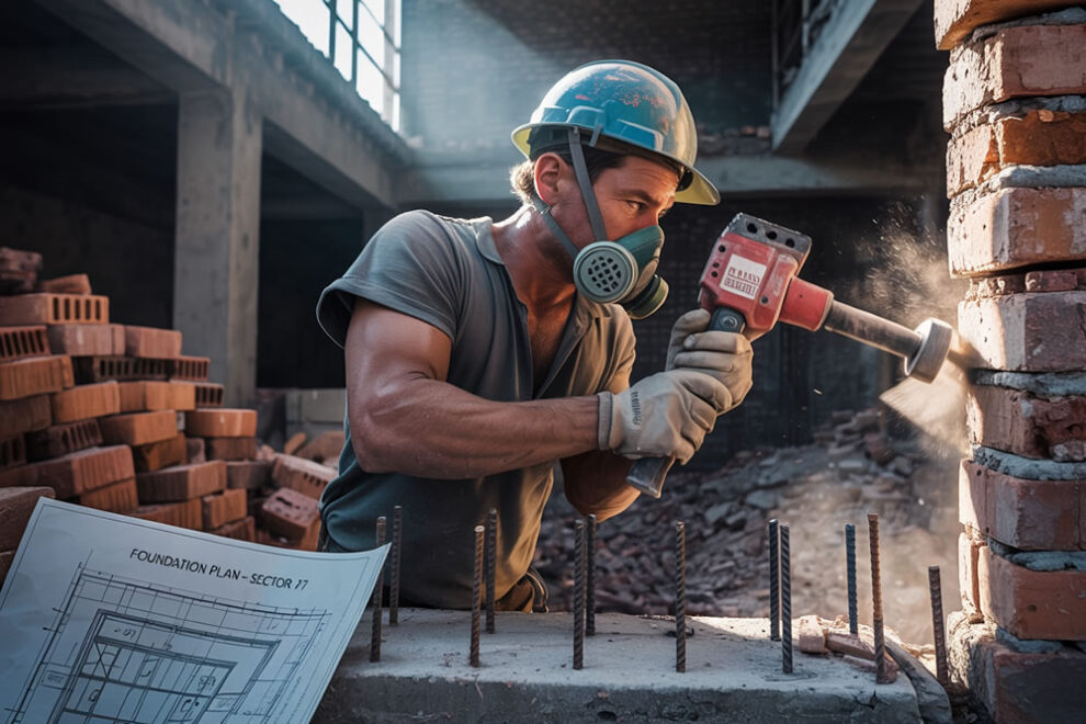 rompedor de impacto acionado por ar comprimido